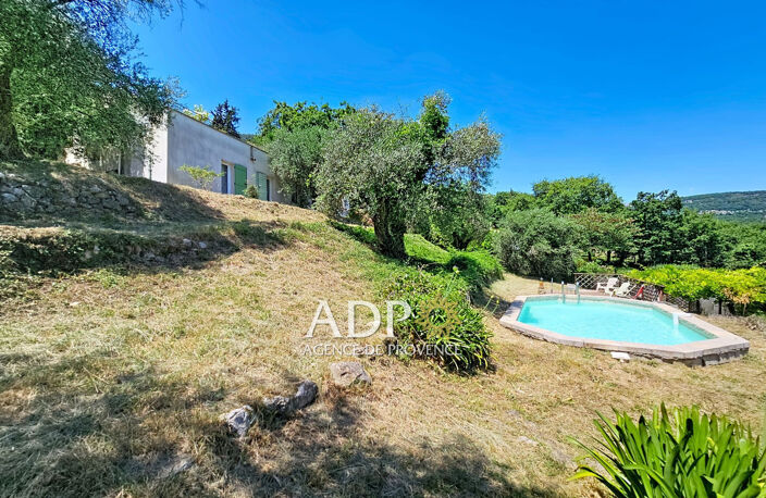 LE BAR-SUR-LOUP - MAISON INDIVIDUELLE AVEC PISCINE Belle vue- — photo 3