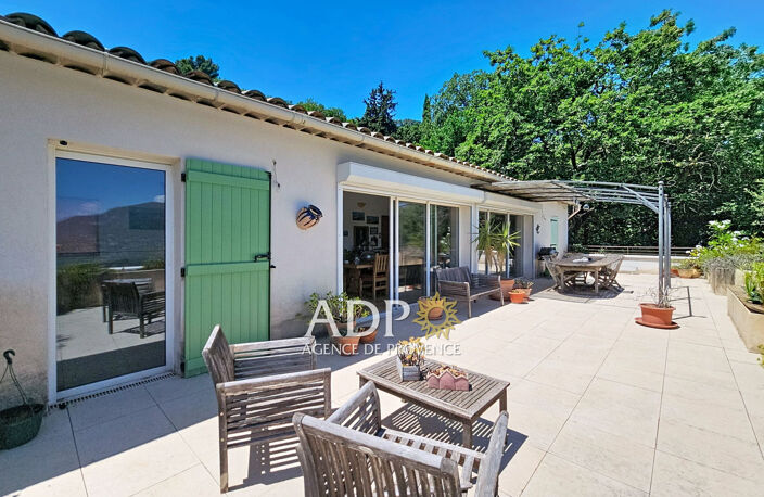 LE BAR-SUR-LOUP - MAISON INDIVIDUELLE AVEC PISCINE Belle vue- — photo 5