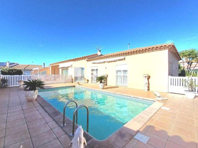 SALEILLES,VILLA PLAIN PIED,T5 AVEC PISCINE ET GARAGE — photo du bien