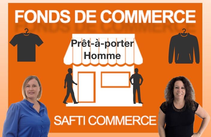 Fonds de commerce de prêt-à-porter homme au centre-ville d'Auray — photo 2