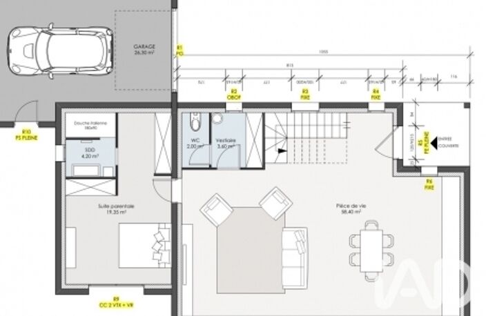 Vente Terrain à bâtir 580 m&sup2; — photo 3