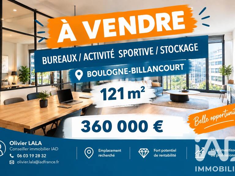 Vente Boutique/Local commercial 121 m&sup2; — photo 1