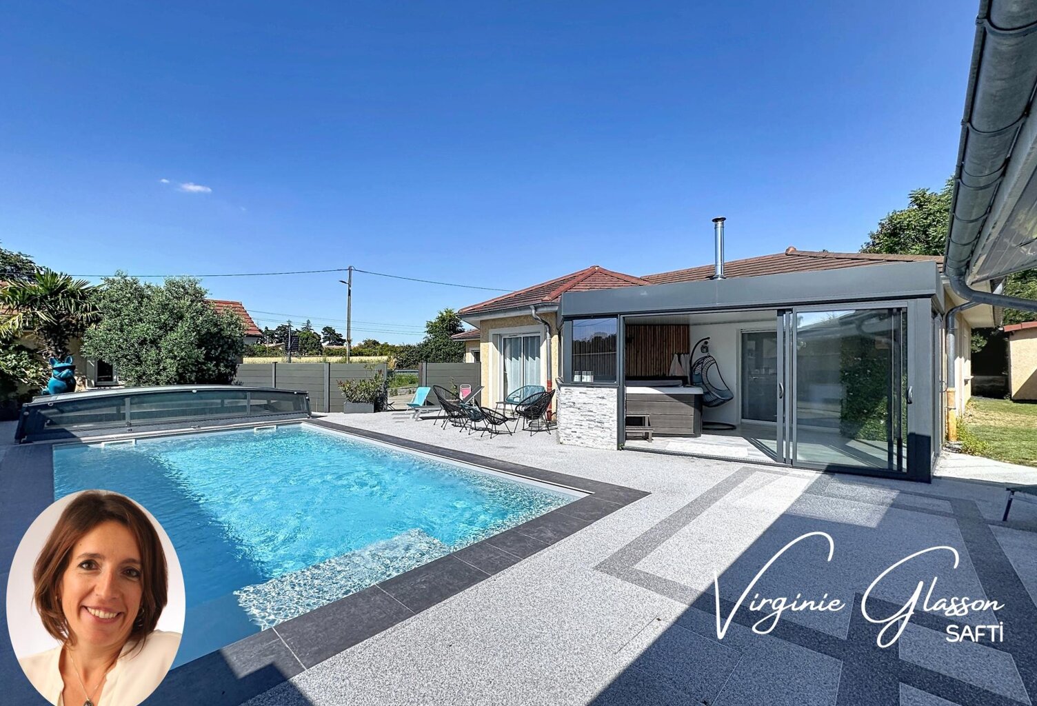 Maison de plain pied 4ch, piscine — photo 1
