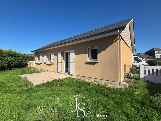 Maison de plain-pied, garage et buanderie, jardin clos — photo du bien