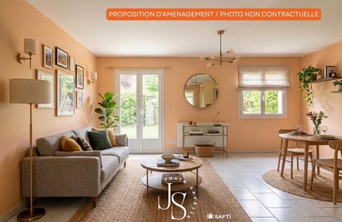 Maison de plain-pied, garage et buanderie, jardin clos — photo 5