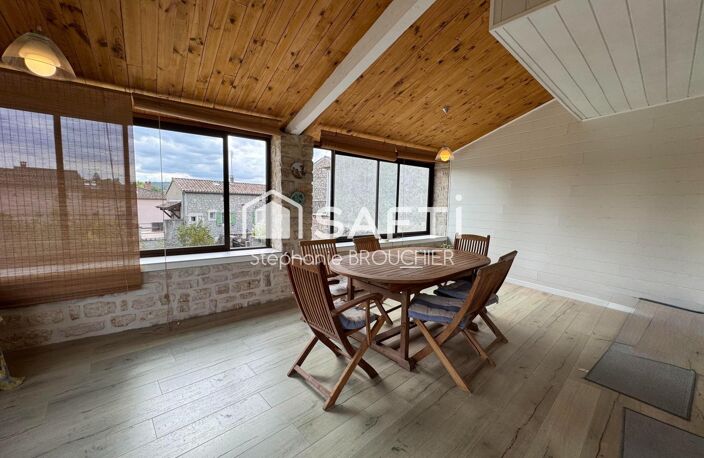 Maison de hameau en pierre avec terrain et piscine — photo 3