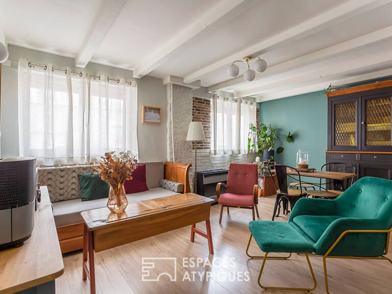 Duplex cosy et pierres apparentes au coeur de Saint-Louis — photo 1