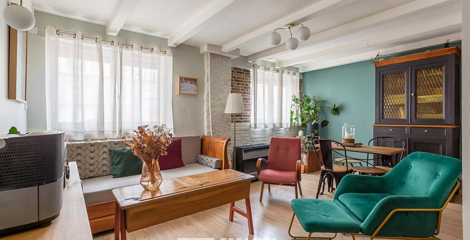 Duplex cosy et pierres apparentes au coeur de Saint-Louis — photo 1