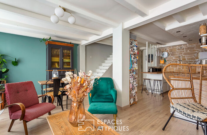 Duplex cosy et pierres apparentes au coeur de Saint-Louis — photo 2
