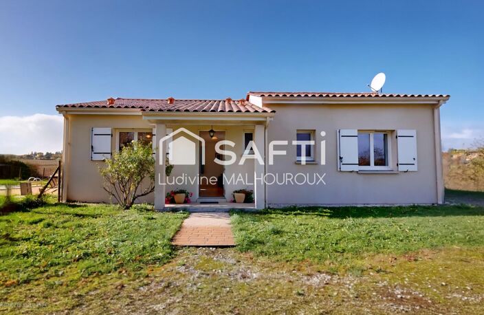 Maison de plein pied, avec piscine, 3 chambres, grand terrain & vue dégagée  Au calme, proche commodités — photo 3