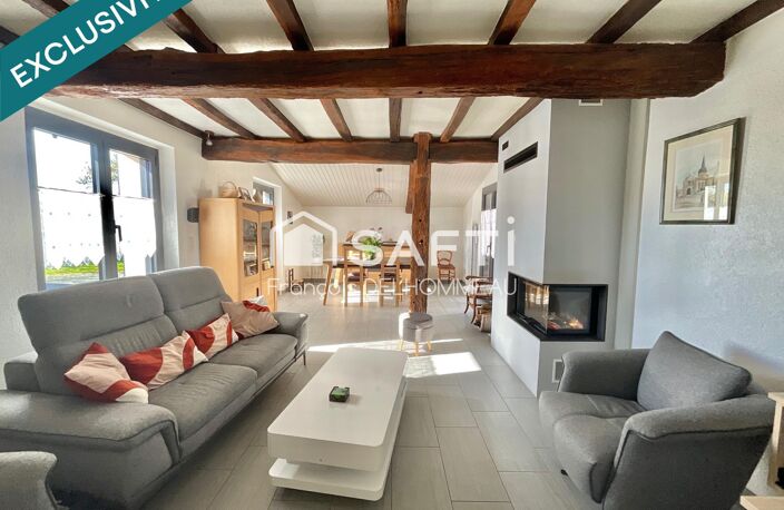 Corps de ferme rénovée 120m2, studio 30m2, grange 130m2, préau 70m2 — photo 3