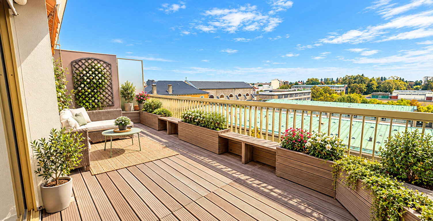 DUPLEX DE STANDING ? DERNIER ÉTAGE ? TERRASSE 23 m² ? C?UR DE PAU — photo 1