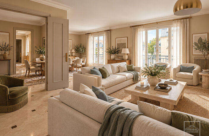LYON 6, PROX. TETE D'OR, Dernier étage,165.40 m² — photo 4