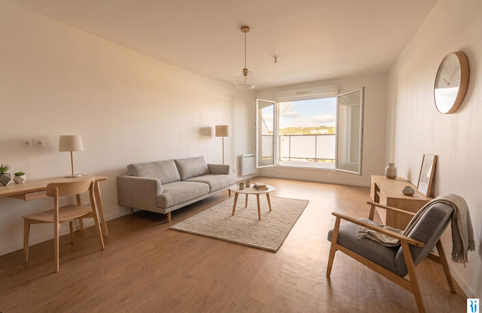 Appartement Canteleu 3 pièces 55 m2 avec balcon + box + parking Référence : HER-MOU-2EME — photo 2