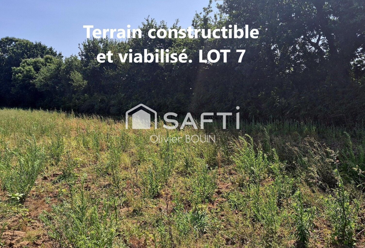Terrain constructible viabilisé — photo 1