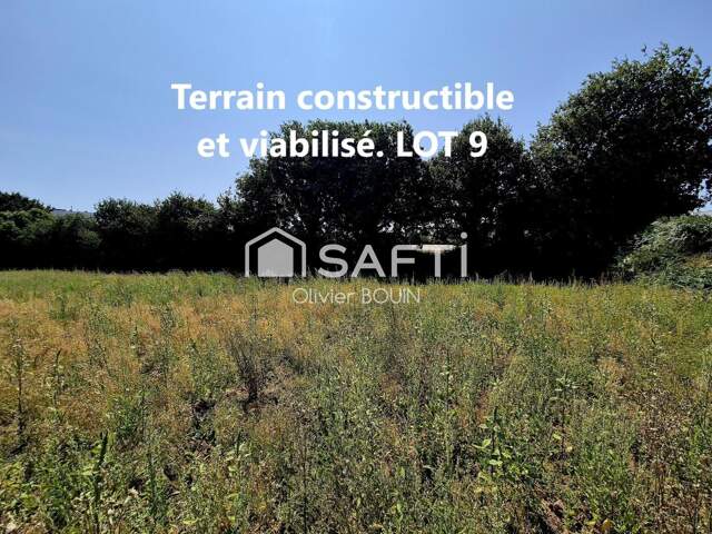 Terrain constructible viabilisé — photo du bien