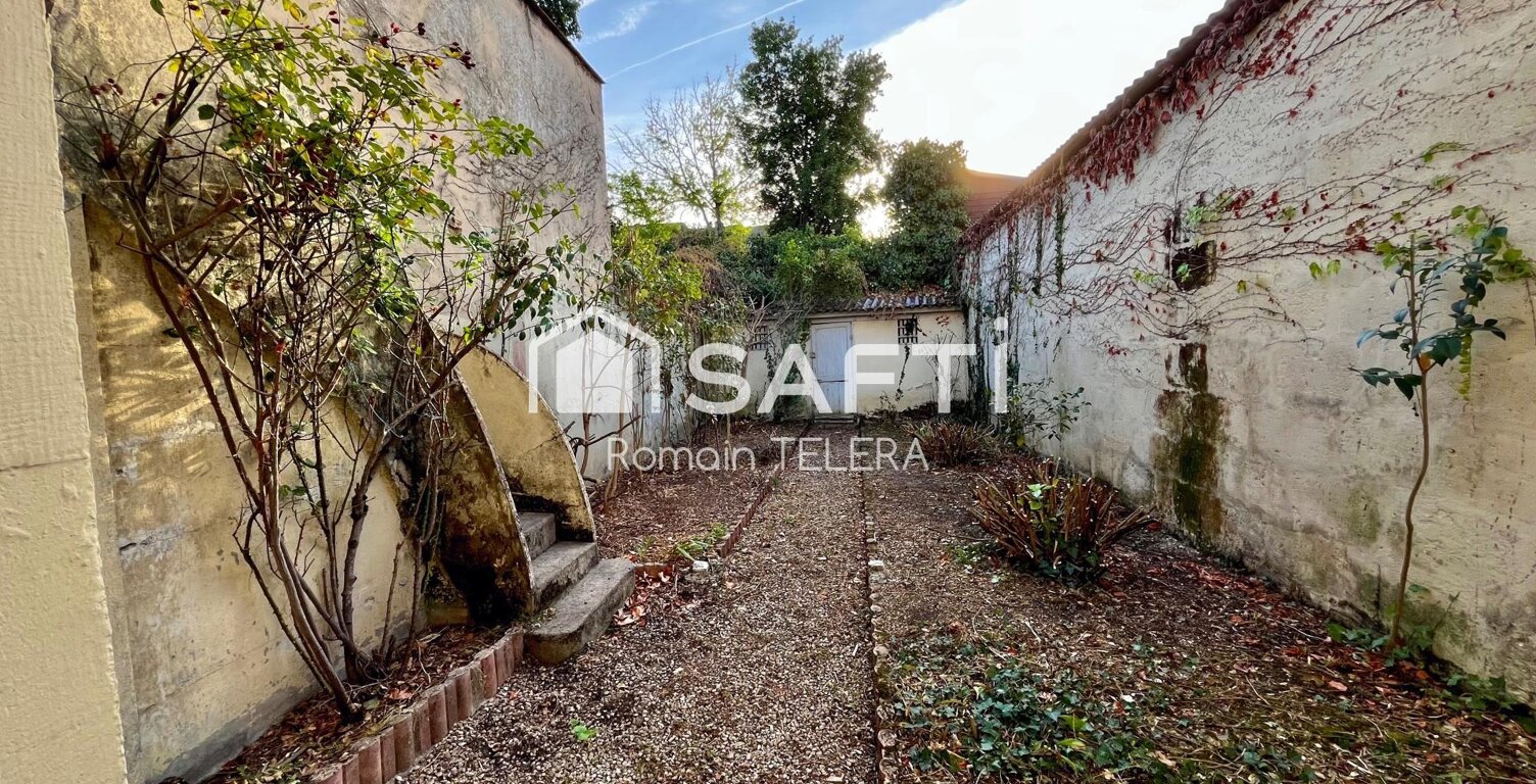 Nansouty - Saint-Michel : Maison de 130 m² à rénover intégralement, avec grand jardin de 90 m² — photo 1