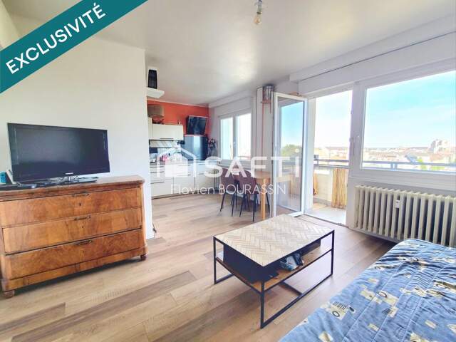 STRASBOURG NEUDORF  APPARTEMENT 3 PIÈCES AVEC BALCON  62 m²  8e ÉTAGE AVEC ASCENSEUR -  VUE DEGAGÉE — photo du bien