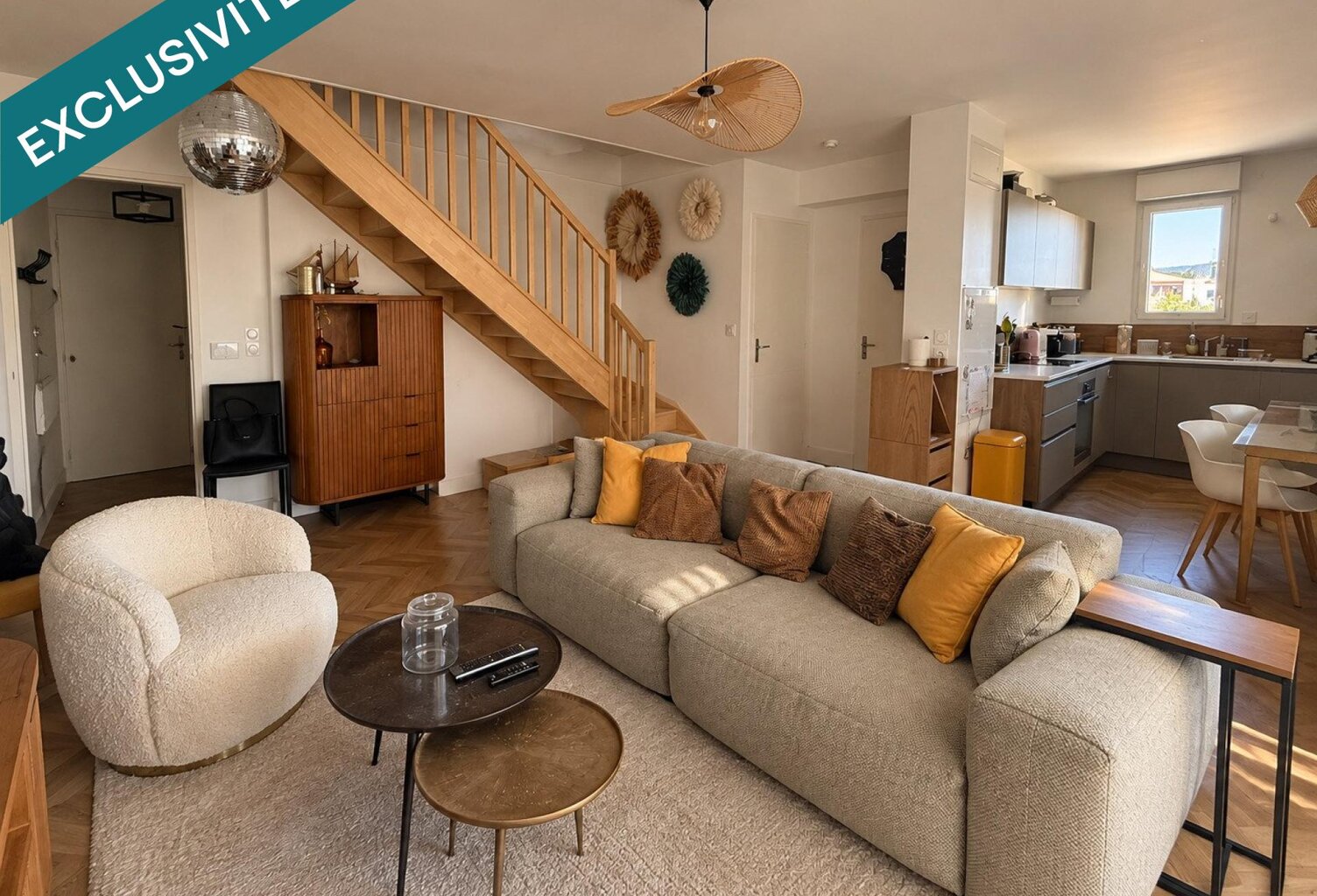 Duplex avec 4 chambres, terrasses et parkings — photo 1