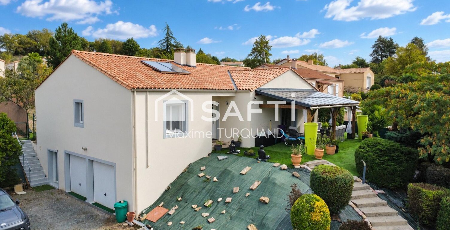 Pavillon sur sous-sol 143m², 3 chambres, 1090m² de terrain. — photo 1