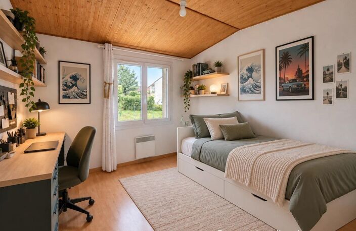 Petit budget : maison T4 + bureau avec terrain — photo 4