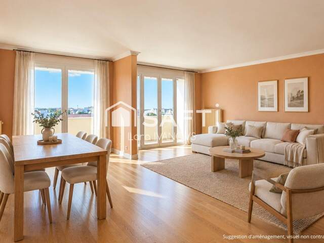 4 pièces, 4 balcons au Vieux Saint-Maur — photo du bien