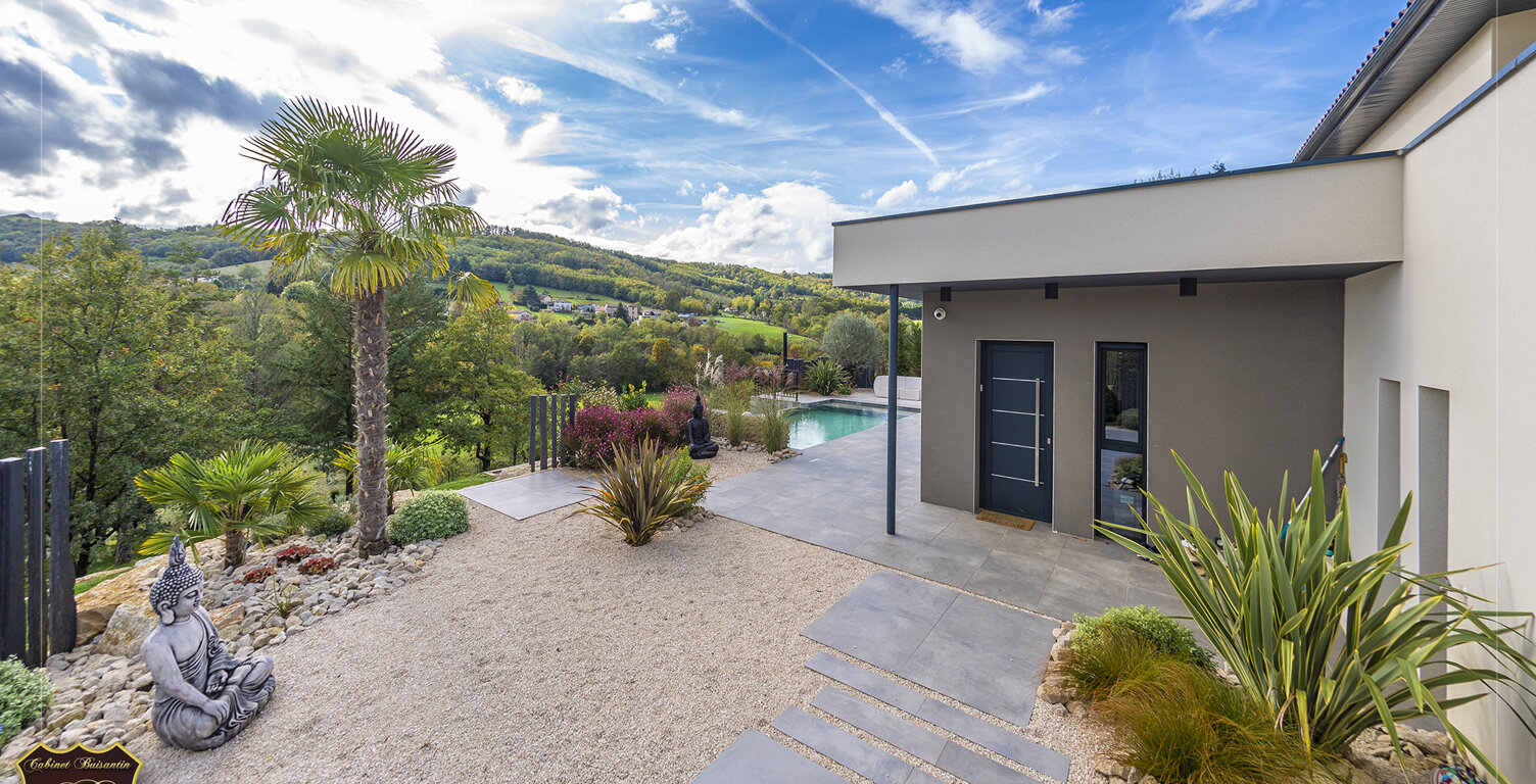 Maison contemporaine avec vue imprenable et piscine — photo 1