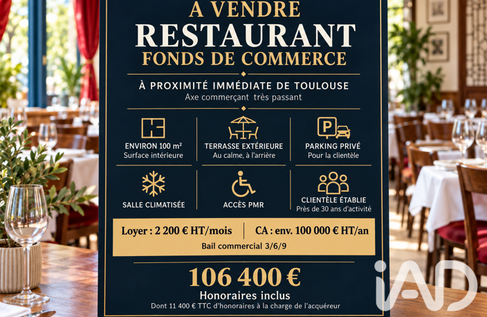 Vente Restaurant 100 m&sup2; — photo 2