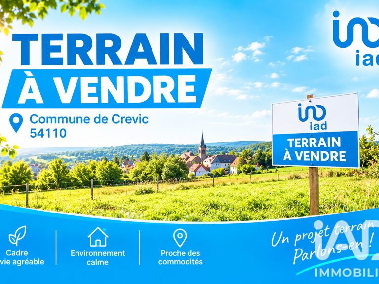 Vente Terrain à bâtir 1 072 m&sup2; — photo 1