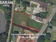 Saran terrain constructible de 775m2 proche des commodités — photo 3