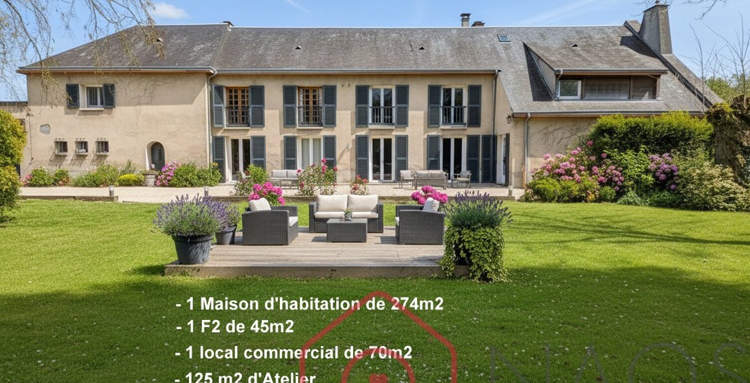 St Jean De Braye ensemble immobilier très atypique de 390m2 hab sur 1513m2 de terrain clos — photo 1