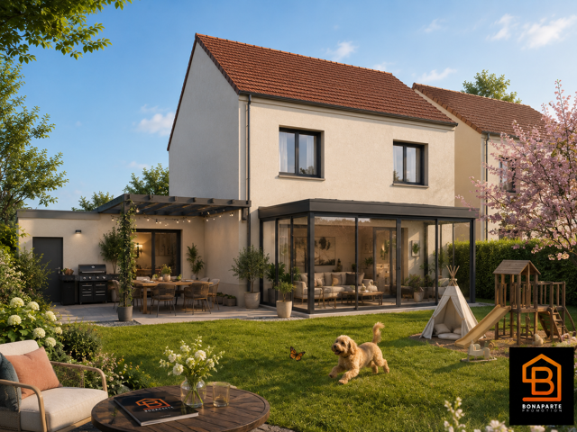MAISON 6 PIÈCES NEUVE – JARDIN – 5 CHAMBRES – LOUVRES — photo du bien