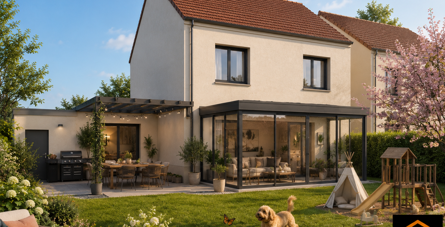 MAISON 6 PIÈCES NEUVE – JARDIN – 5 CHAMBRES – LOUVRES — photo 1