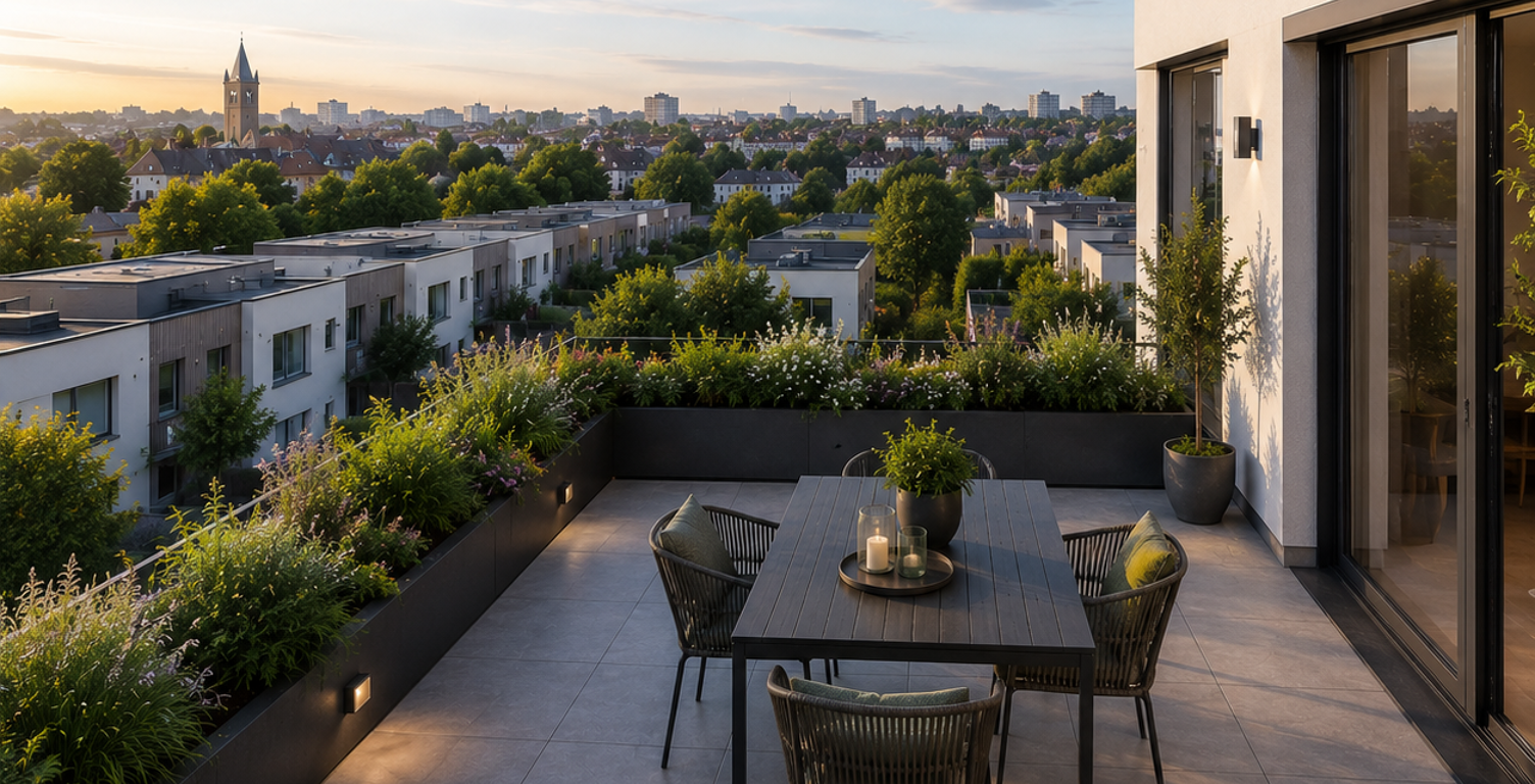 T3 + Terrasse 32m2 Vue Dégagée sur Metz Proche Gare  — photo 1