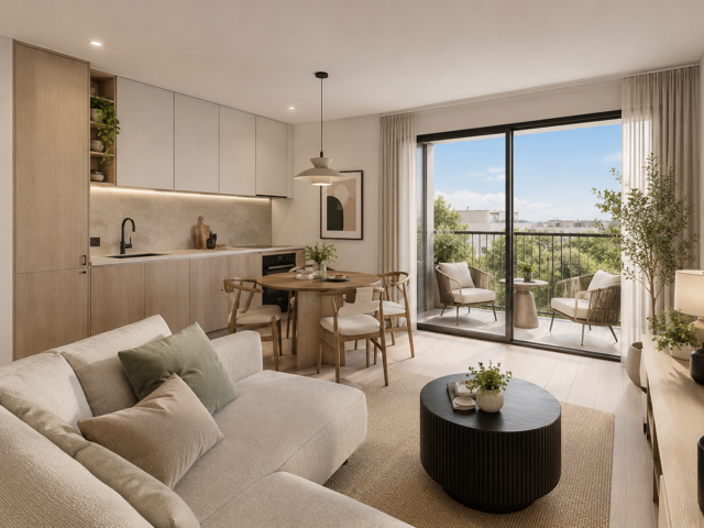 - THIONVILLE – GRAND T2 NEUF AVEC BALCON DE 11 M² — photo du bien