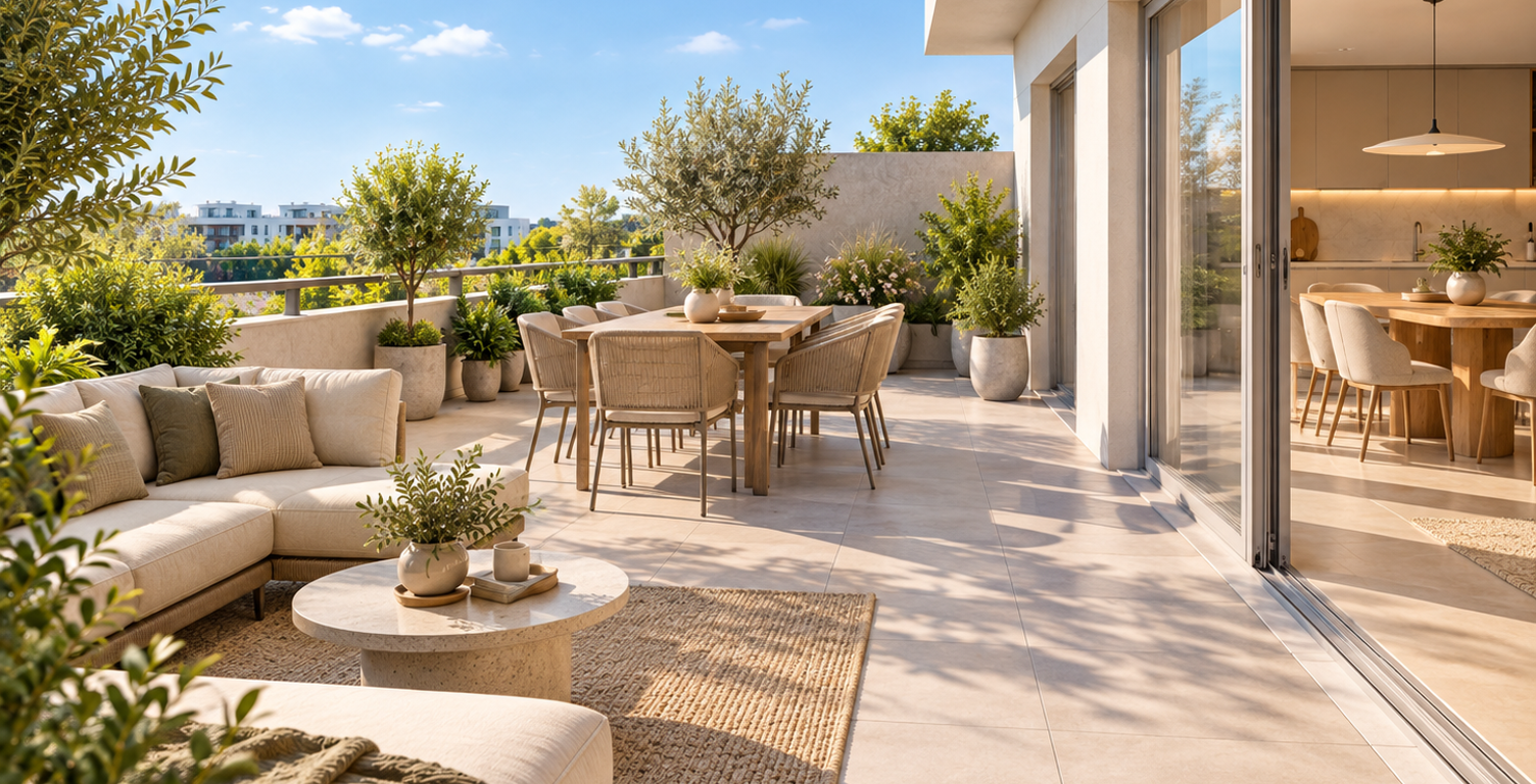 THIONVILLE – T3 ATTIQUE AVEC TERRASSE DE 21 M² — photo 1