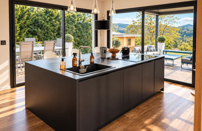 Maison contemporaine d'exception   222 m2   6 chambres   Ter — photo 3