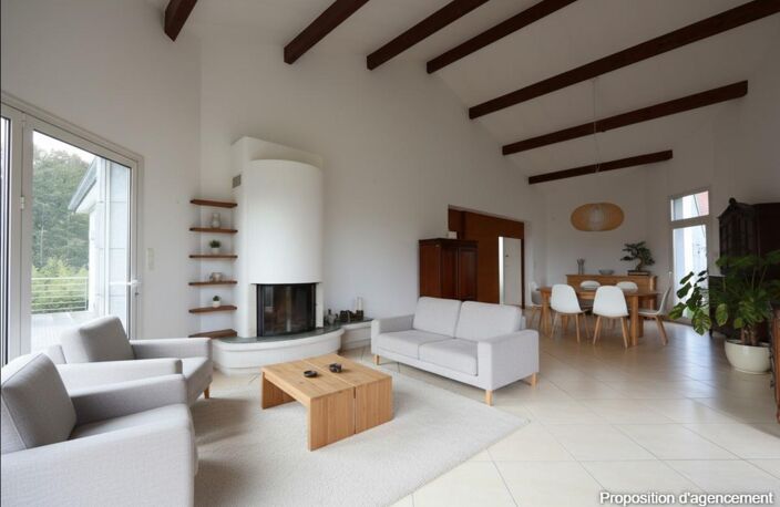 À VENDRE – Grande maison de plain-pied de 224 m² habitable (4 chambres) avec vue exceptionnelle sur forêt et plaine à Vaux-devant-Damloup (proche Verdun), terrain de 1359 m² ! — photo 3