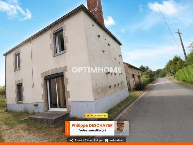 Maison de Village 87 m²- 4 Pièces - 2 Chambres - Gite à rénover - Grange - Dépendances sur parcelle de 1238 m² - SAINT LEGER MAGNAZEIX 87190 — photo du bien