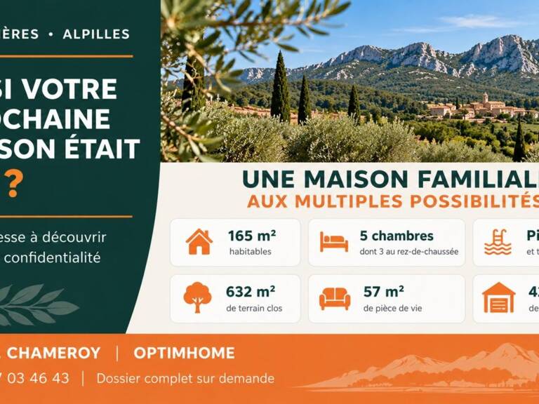 🏡 EYGUIÈRES (13 | Belle maison familiale avec piscine — photo 1