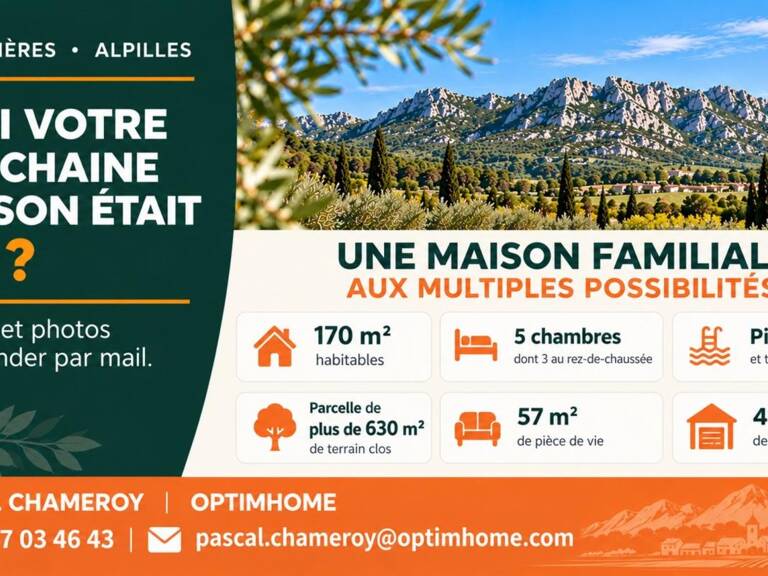 🏡 EYGUIÈRES (13 | Belle maison familiale avec piscine — photo 1