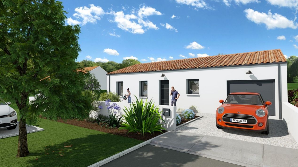 Projet de construction d'une maison 83 m² avec terrain à LA CRECHE (79)