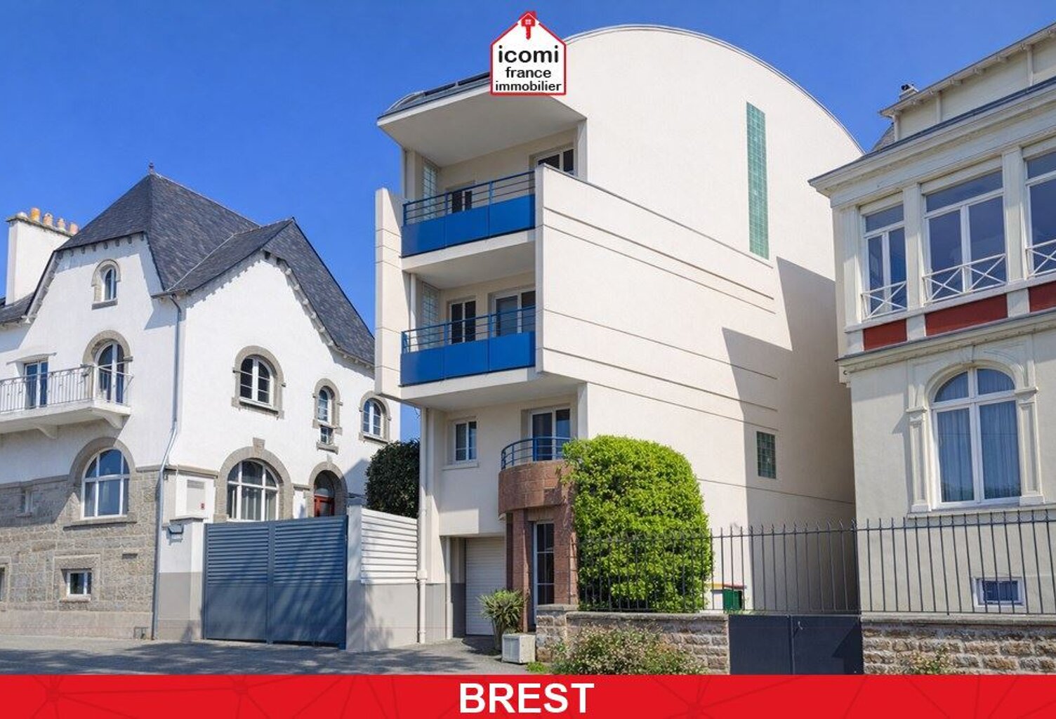 FINISTERE - Brest (29200) - A VENDRE - APPARTEMENT DUPLEX T5 - 2 CHAMBRES - IMMEUBLE RECENT - BOX FERME - BALCON - DALLE BETON - DERNIER ETAGE — photo 1