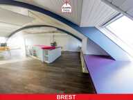 FINISTERE - Brest (29200) - A VENDRE - APPARTEMENT DUPLEX T5 - 2 CHAMBRES - IMMEUBLE RECENT - BOX FERME - BALCON - DALLE BETON - DERNIER ETAGE — photo 4