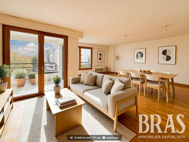 Appartement Nantes Mellinet 4 pièces 86.84 m2 balcon, parkings et cave — photo du bien