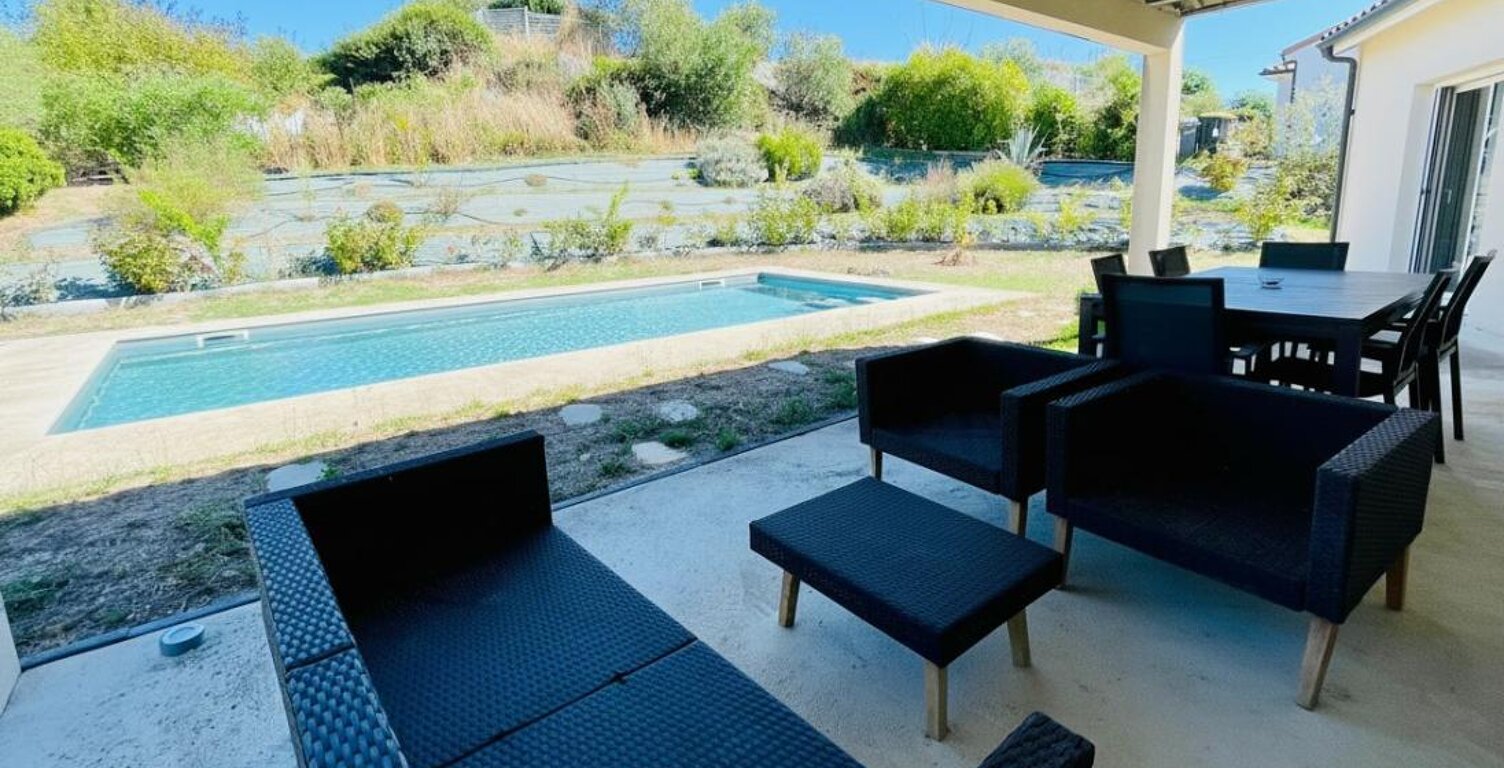 ISSUS Maison de plain-pied 2018 ( sous décennale) avec piscine et garage — photo 1