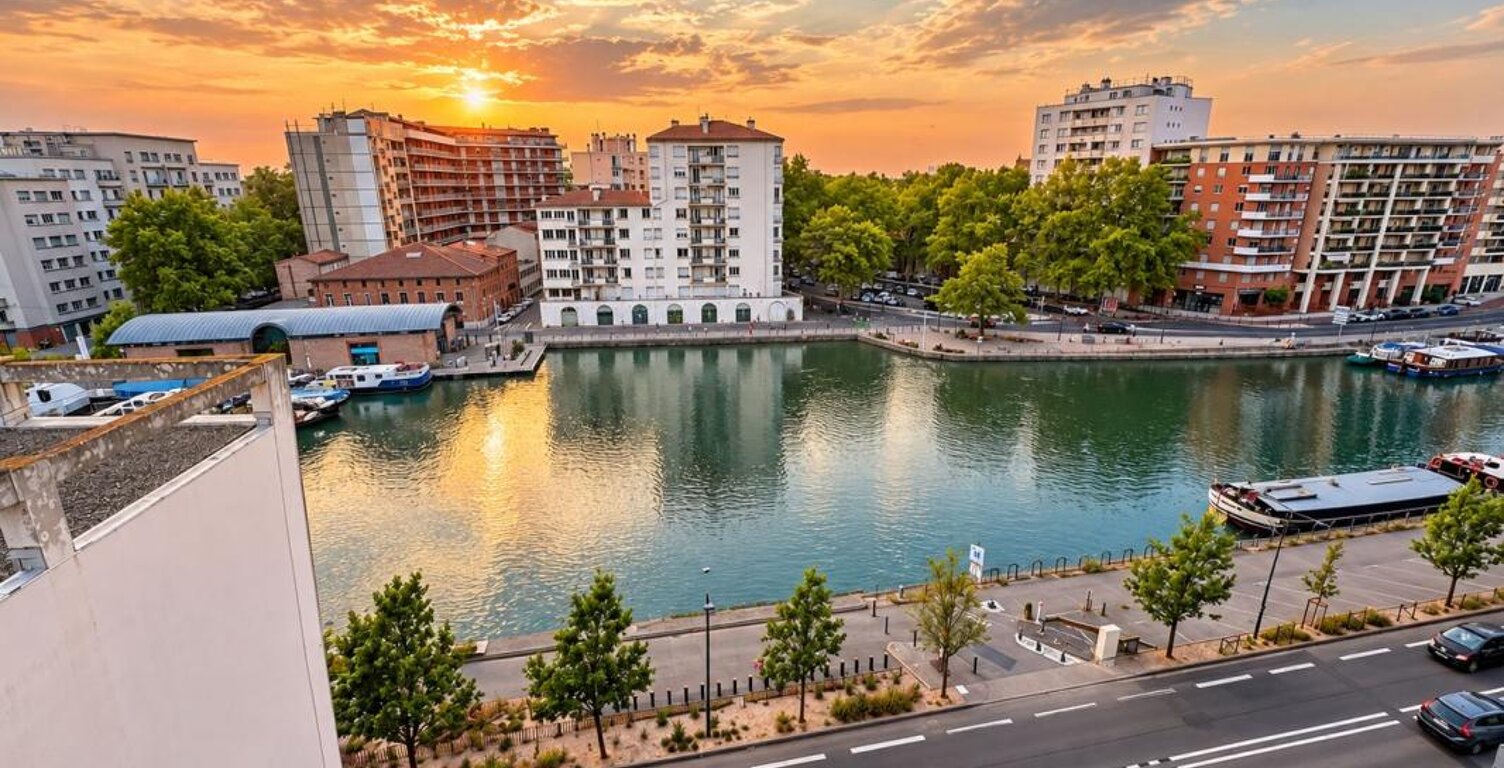 Toulouse Port Saint-Sauveur, Agréable T4 avec Vue sur le canal et les pyrénées — photo 1