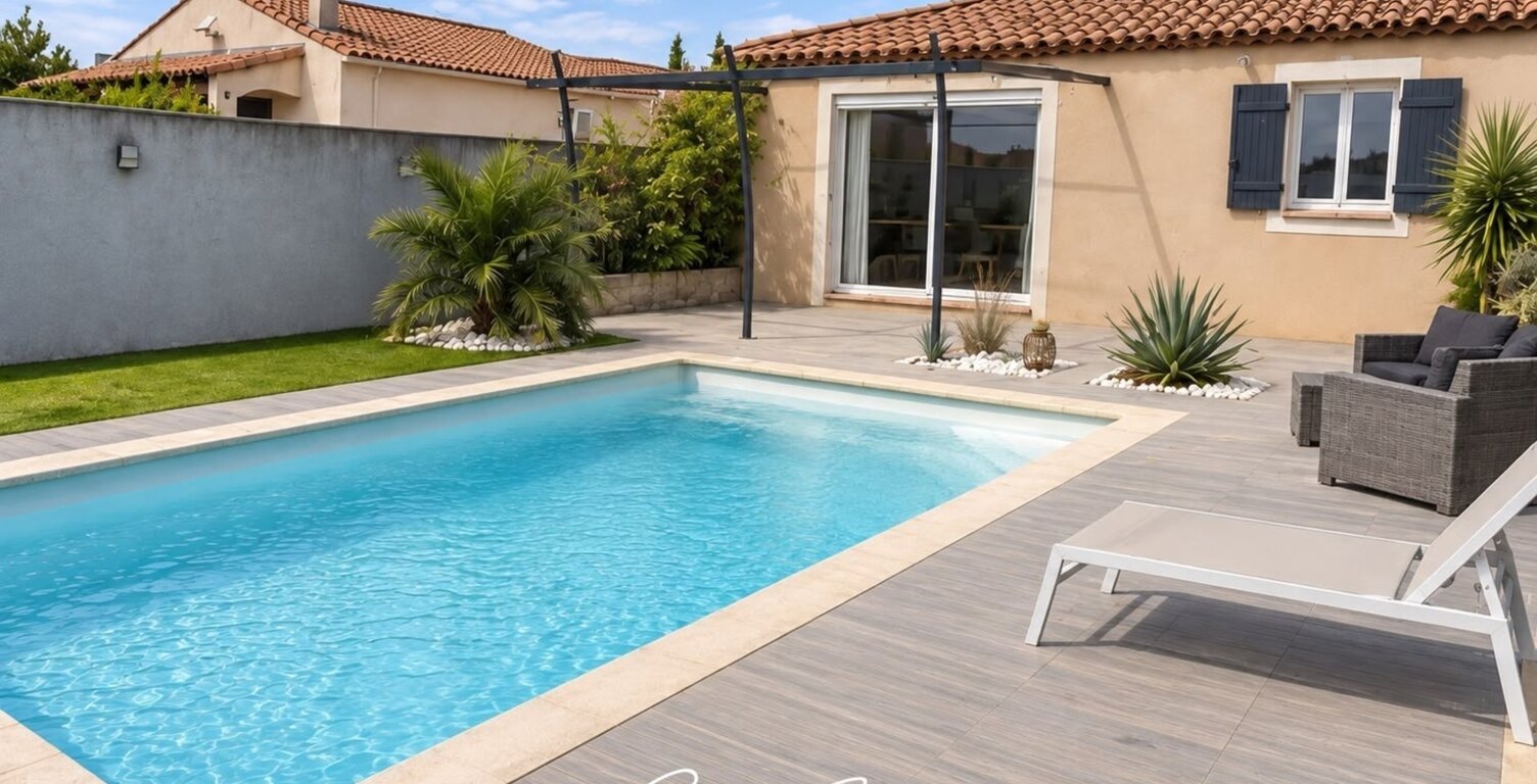 Marignane- Les Beugons- Maison individuelle T4 de plain-pied avec piscine — photo 1