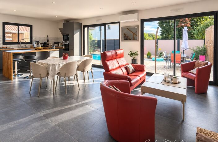 CENON – Maison 2022 DPE A/A – 127 m² – 4 chambres + bureau – Piscine – Garage — photo 2