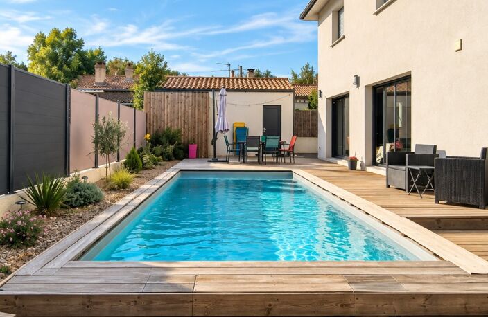 CENON – Maison 2022 DPE A/A – 127 m² – 4 chambres + bureau – Piscine – Garage — photo 3